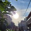 夕日でゴースト