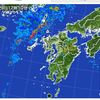 雨って言ってたのに晴れ。前線が下がって影響がすくなくなったせいかな？・・・・そうこう言っていたら18時前後に雲行きが怪しくなってきた(^_^;)