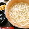 釜揚げうどん(得) ＋ かしわ天 (丸亀製麺)