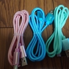 スマホ タイプC充電ケーブル 選べる3本セット 急速 高品質 楽天 購入レビュー カラフルで可愛いデザインで1050円と安い