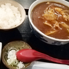 カレー南蛮蕎麦とライス