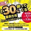2025/7/31まで！喜多方市でau PAY、d払い、PayPay、楽天ペイが最大30%還元キャンペーン！