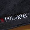 暖かいフリースはPOLARTEC（ポーラテック）を使っている