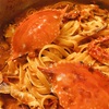 ワタリガニのトマトクリームパスタ