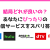 【どれが良い】あなたにぴったりの動画配信サービスをズバリ答える｜dTV・U-NEXT・Hulu・Netflix・Amazon Prime・FODなど