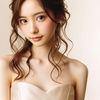アイボリーホワイト de ２１才女子、絹のドレス @Copilot & ImageFX＋プロンプト