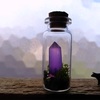 紫水晶入りコルク瓶