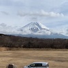 富士山の近くでキャンプしてゴルフ