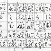 古文字かなの形、ら行