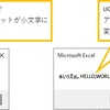 Excel VBA 『関数』 LCase , UCaseの使い方