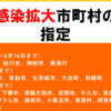 感染拡大市町村！延長！