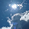 お盆らしい天気に