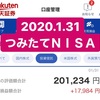 2020.1.31のつみたてＮＩＳＡ【含み益+17,984円】