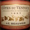 Cotes du Ventoux J C Beauvoir 1997