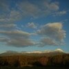 知床連山は雪景色