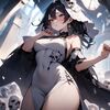 skull on dress (頭蓋骨ドレス) by Animagine XL V3.1