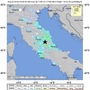  イタリア中部地震の被害甚大