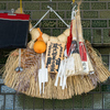 京都/桝形商店街の粽（ちまき）と注連縄