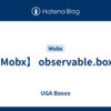 【Mobx】 observable.box() 