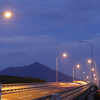 小貝大橋＆筑波山夕景(茨城県下妻市 / 筑西市）