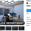 【新作無料アセット】 警察署の外観と内部の3Dモデル。今作はゲーム開発者が扱いやすい本格的なモジュラー型！バラバラに分解して再設計や改造が可能！(期間限定で無料)「Police Department」