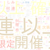 　Twitterキーワード[#アゲインガチャ]　08/21_15:00から60分のつぶやき雲