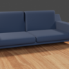 blenderでソファー作ってみた。