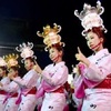 山鹿灯籠、ネットで楽しもう　無観客で神事、精鋭20人の踊りも