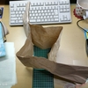 綴じ糸、ホチキスを使わず、クッションペーパーを折るだけで8ページ(裏返して合計16ページ)のノートを作る