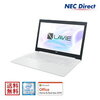 ★ポイント10倍（7/18 13:59 まで）★【送料無料：Web限定モデル】NECノートパソコンLAVIE Direct NS(Core i3搭載・カームホワイト)(Office Home & Business 2019・1年保証） 12…