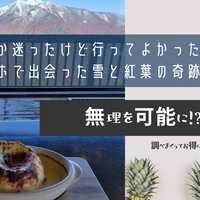 行くか迷ったけど行ってよかった！谷川岳ヨッホで出会った雪と紅葉の奇跡のコラボ絶景！