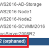 「親なし」になったマシンをvSphere Web Clientの画面上から削除しようとしたら、削除するメニューを見つけれなかった。