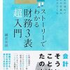 【本の感想】ストーリーでわかる財務３表超入門 　超入門の名に偽りなし。但し、2010年代初頭の男女に関する価値観がキツイのを我慢。