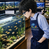 BLUE AQUARIUM ROOMの店員・水野くん ―水の中に少しだけ近い場所にいる人―