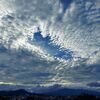 きょうの安達太良（鱗雲が出ています・・・）