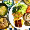 冷蔵庫の残り食材ちょっとずつ 簡単副菜オンパレードの夕食