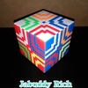 ルービックキューブで模様を作りました！　Rubik's Cube art design