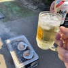 庭でBBQ