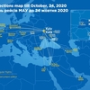 ウクライナ旅行[120]  （2020年9月27日）ウクライナ国際航空の運行状況　どの国からウクライナへアクセス可能か
