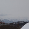 雪嶺、冬の川