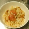 してはいけない…と思わない めんたいオリーブ納豆チャーハン。