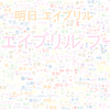 　Twitterキーワード[エイプリルフール]　03/31_12:03から60分のつぶやき雲