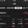 【速報】本日の実績：＋79,692円