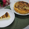 土台なしのマーブルチーズケーキを作って生クリーム1パック使いきる