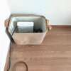 パソコンのルーターはカゴ収納ですっきり。