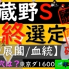 恐らく軸は3頭のうちのどれか、紐荒れ狙いがいいのかも。AIと一致している馬はどの馬でしょうか。。。武蔵野S2023