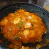 エビだらけチリ丼＋博多背脂とんこつラーメン