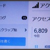 ★「はてな」のきょう1日のアクセス数が「6,800」越え！