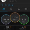 4時半より11.1kmJOG。今季一番の冷たい向かい風。