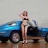 （ミニ）カー買っちゃいました(^^;　コルベット スティングレイ C2　と　MB”Pin-up”水兵さん（笑）　（２）